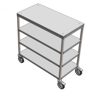 Prep Table Pouch Cart